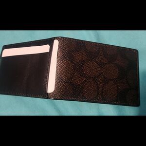 Coach Brown and Black Wallet-purses